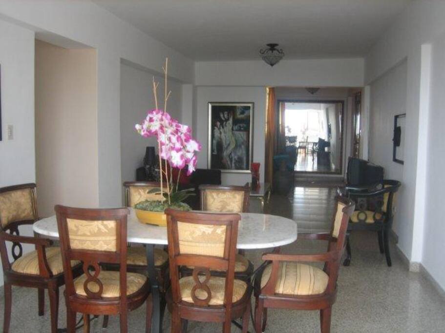 Living and dining room