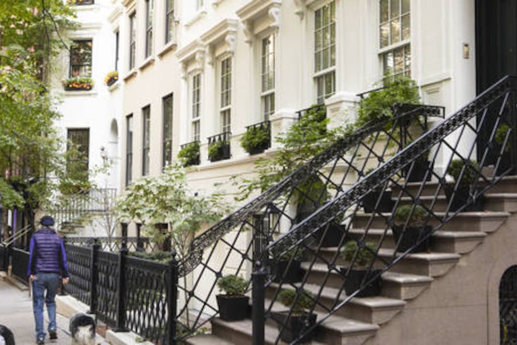 One of the many beautiful tree lined streets on the UES. (this is not the building)