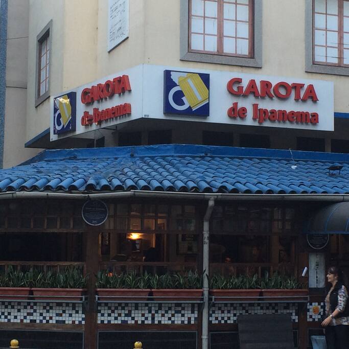 NEXT TO THE FAMOUS GIRL FROM IPANEMA RESTAURANT