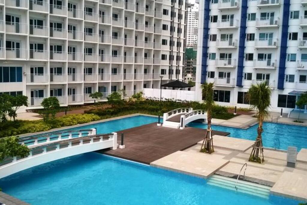 Aesthetically-designed swimming pools