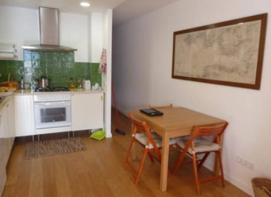 Kitchen and dining area