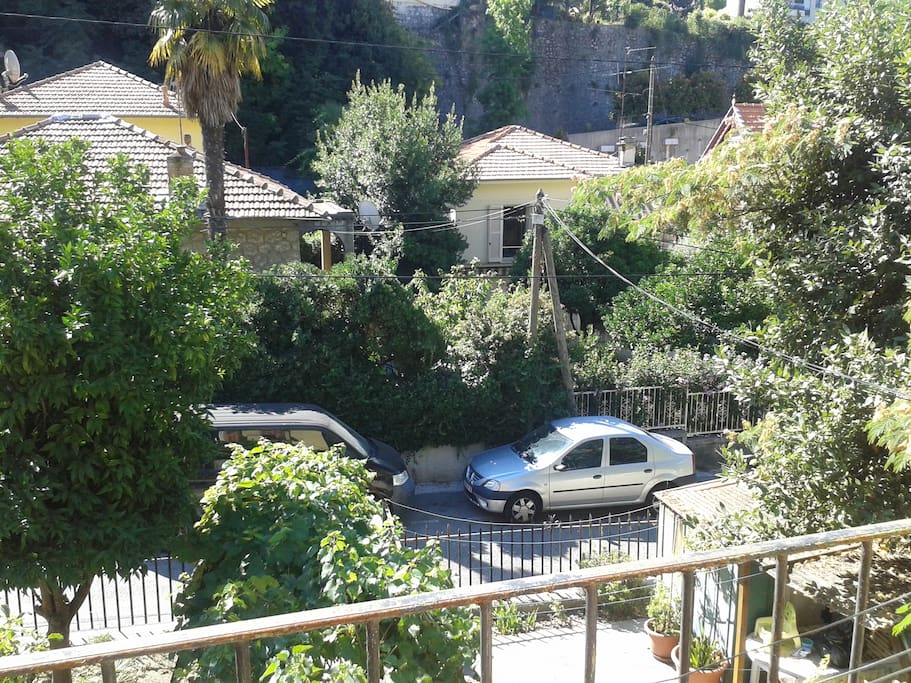 vue du balcon