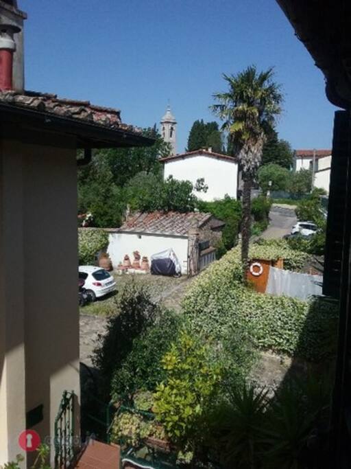 veduta del borghettino dalla finestra