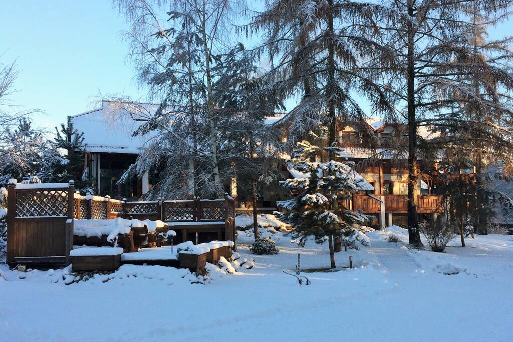 Widok od strony jeziora