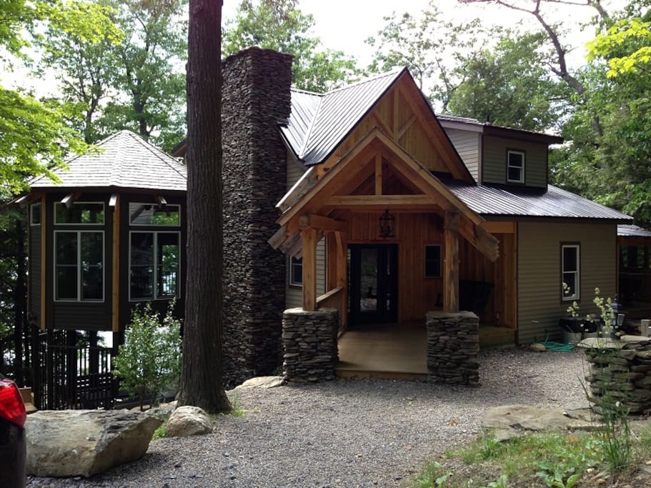 Skaneateles Lake Cabin Rentals Luxury Log Cabin In The Woods On