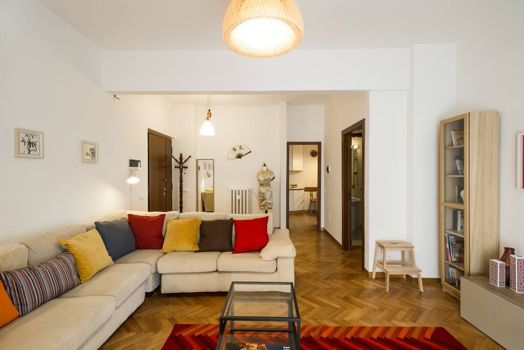 The Living room - The perfect relax area with the sofa