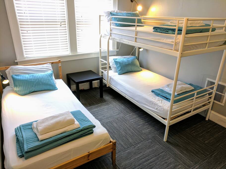 Single Bed in a 3Person Coed Dorm at the Hostel Hostels for Rent in