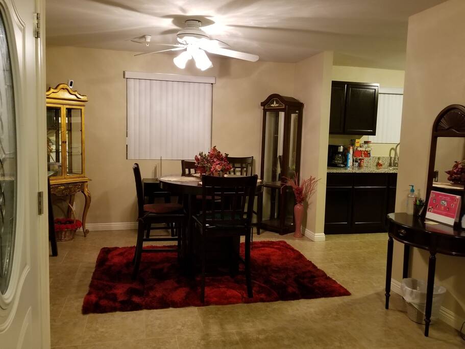 Casual dining area