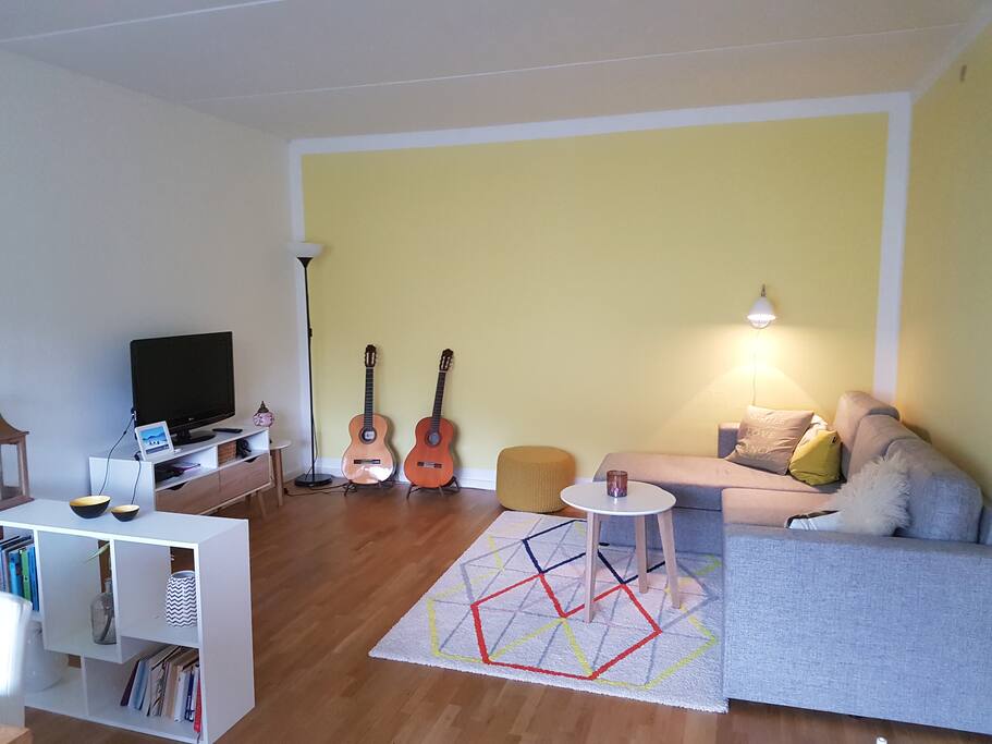 double bed sofa in the living room