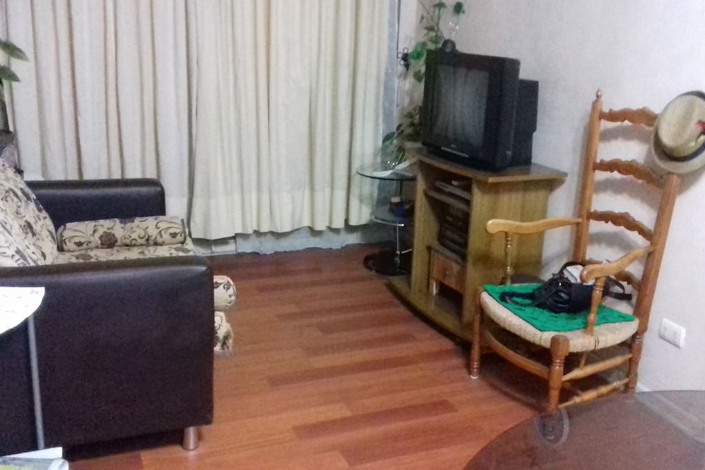 Living room and TV