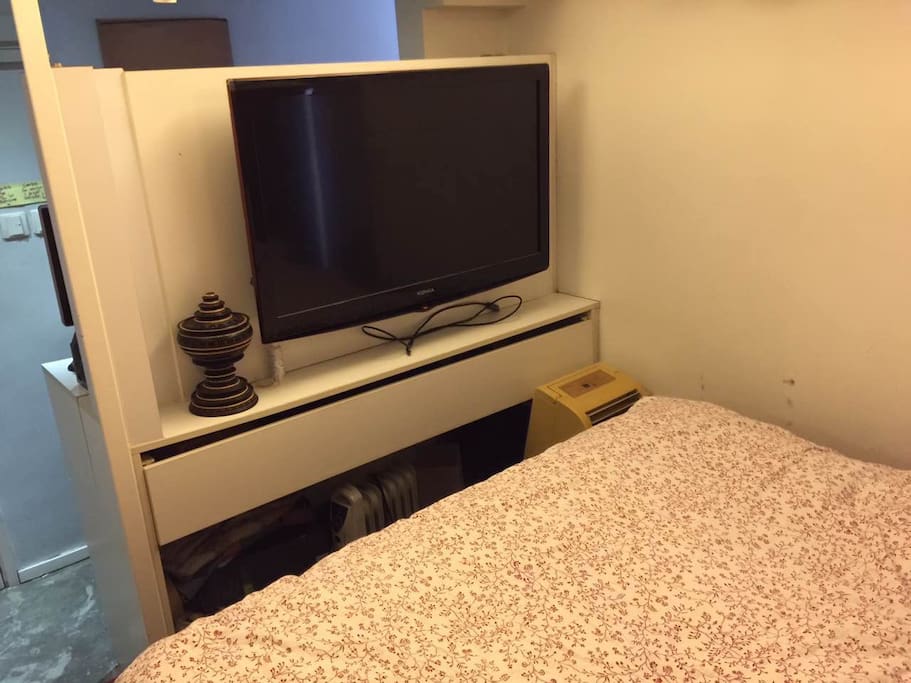 Television in bedroom