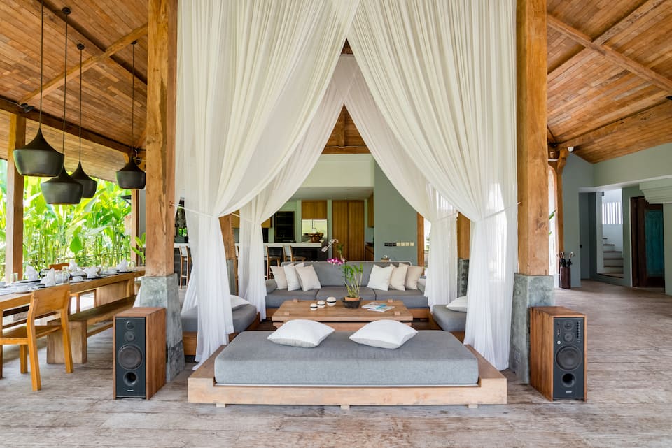 Villa Lumia, between a river and the rice fields, Ubud, Bali, Indonesia, photo 3 of 10