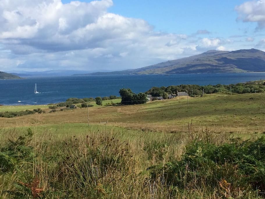 View of the sound of Mull including Ardnacross