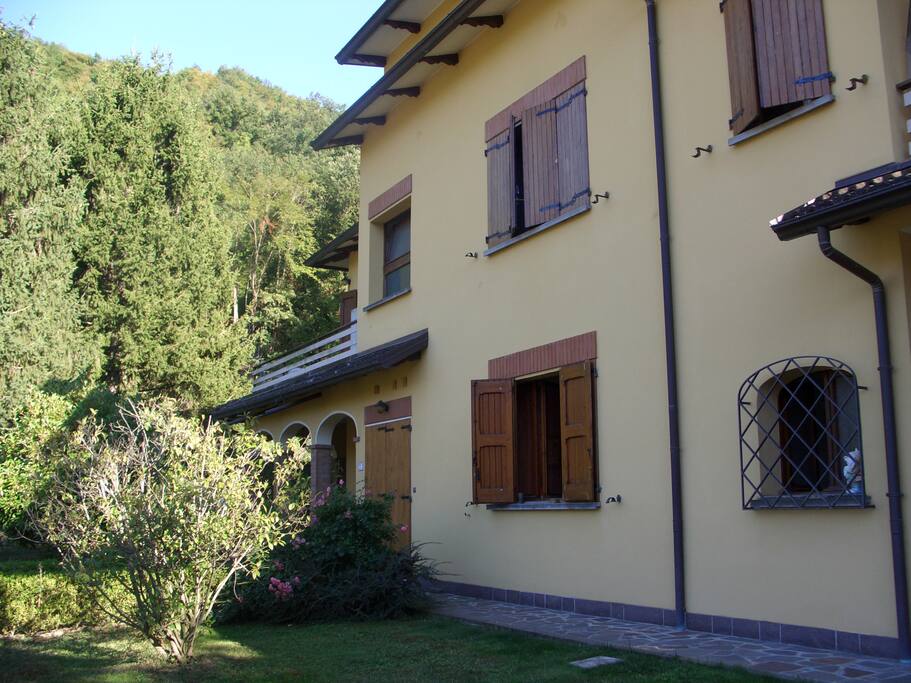 facciata nord della casa