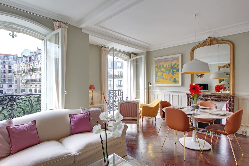 From the moment you walk up to the main entrance of the building, through to the beautifully maintained common hallways and into the tastefully decorated Paris vacation apartment itself, you will see that all of its original charm and features have been kept. There is also a laptop computer for your use with a permanent internet connection.