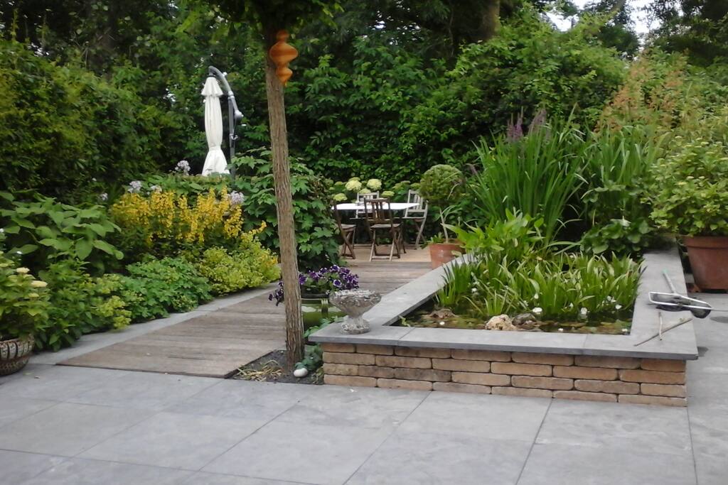 Spacious garden
