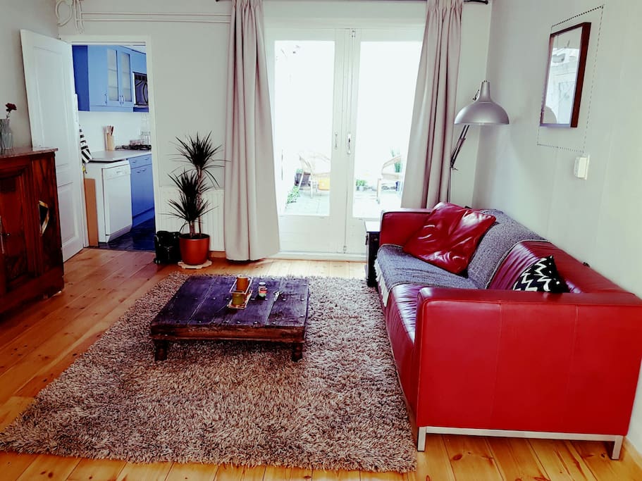 Living room with outside area