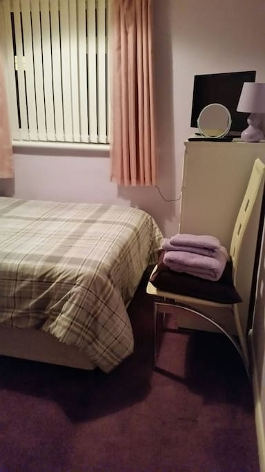 Small double bed