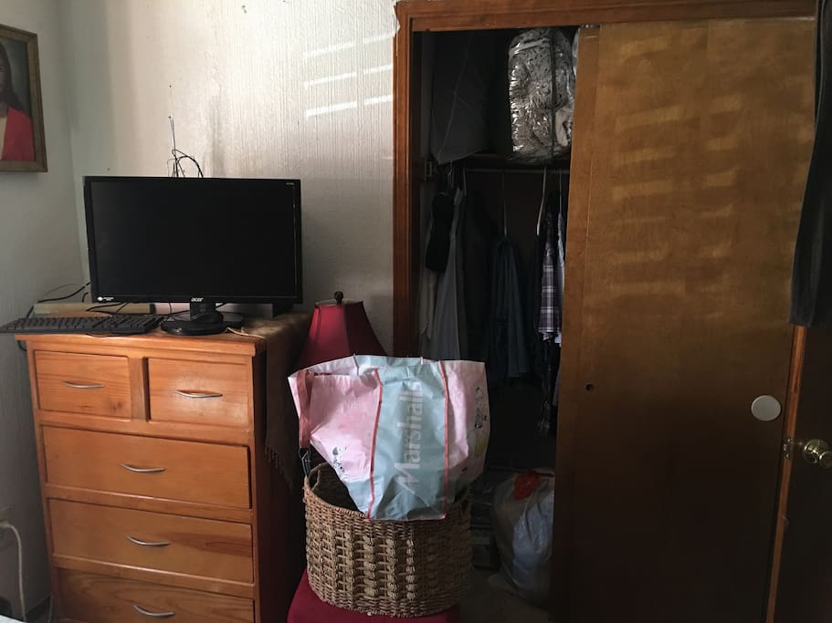 Closet and computer if you need