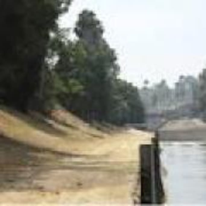 Nice walking/jogging path near by.