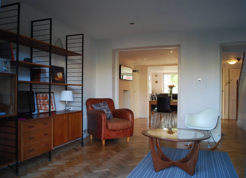 Open plan ground floor.