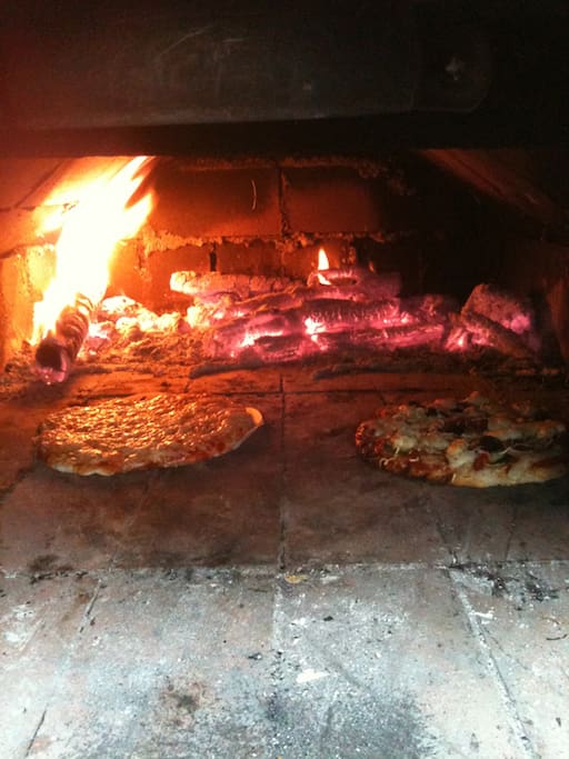 Bake-your-own-pizza nights with our wood fired pizza oven