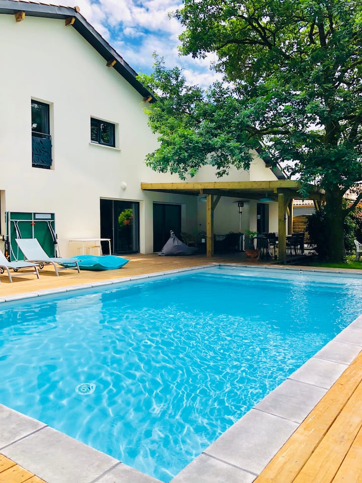 Ondres Villa Cerca De La Playa Con Piscina Y Spa - País Vasco francés