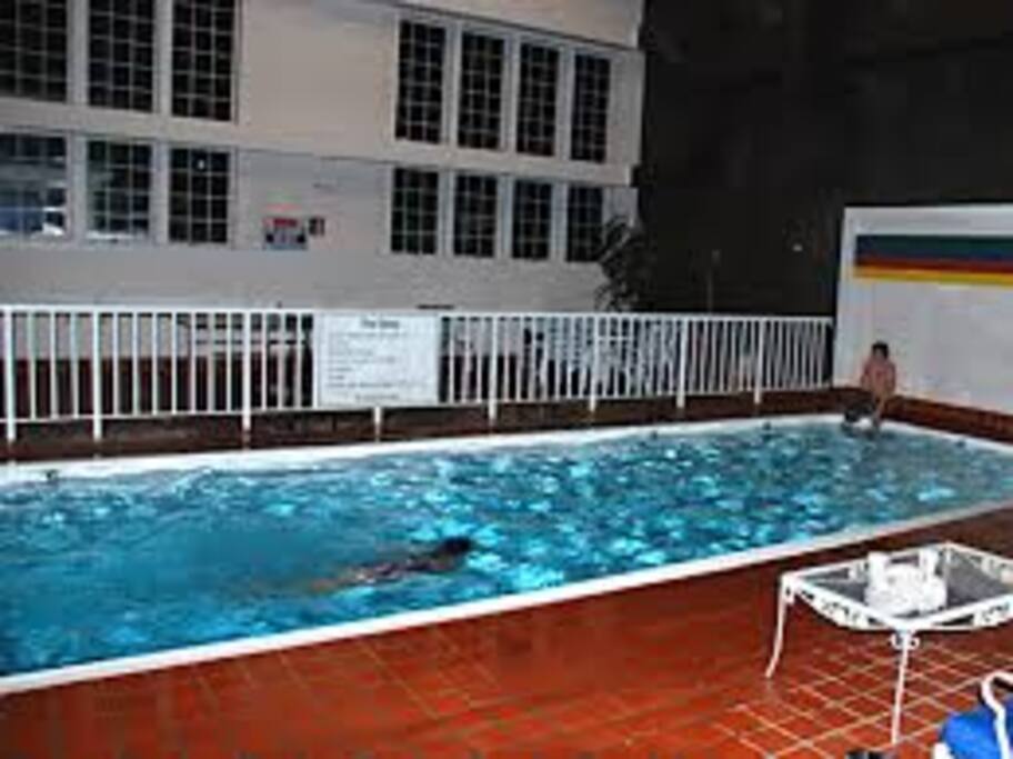 On site indoor heated pool.