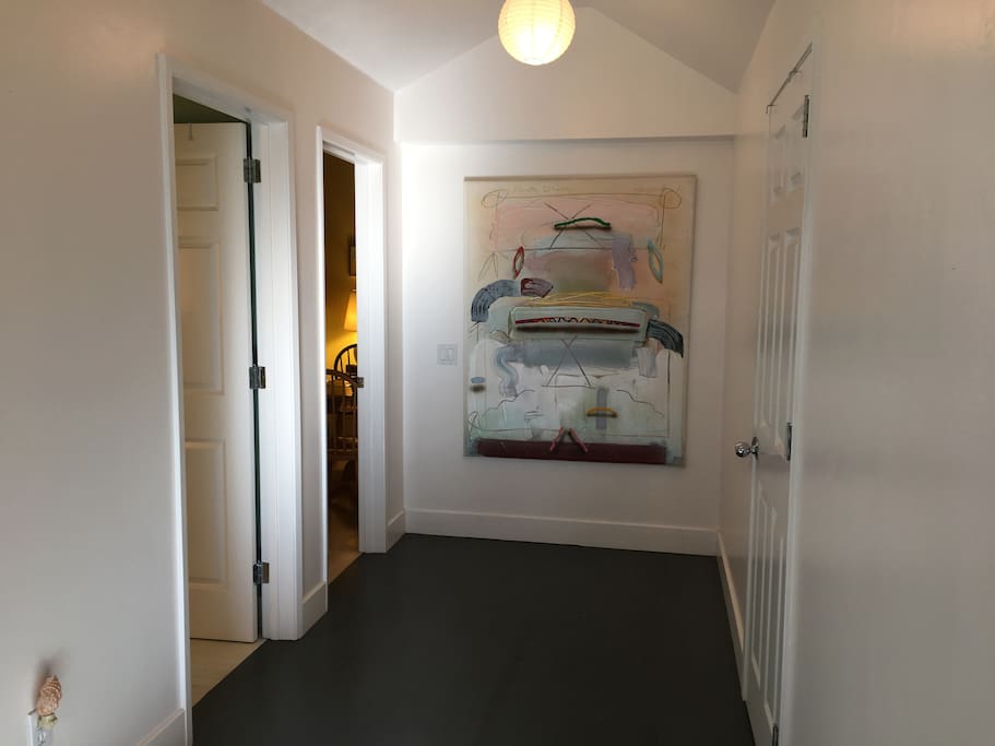 Entrance hallway to the totally private and separate en suite bedroom and bath