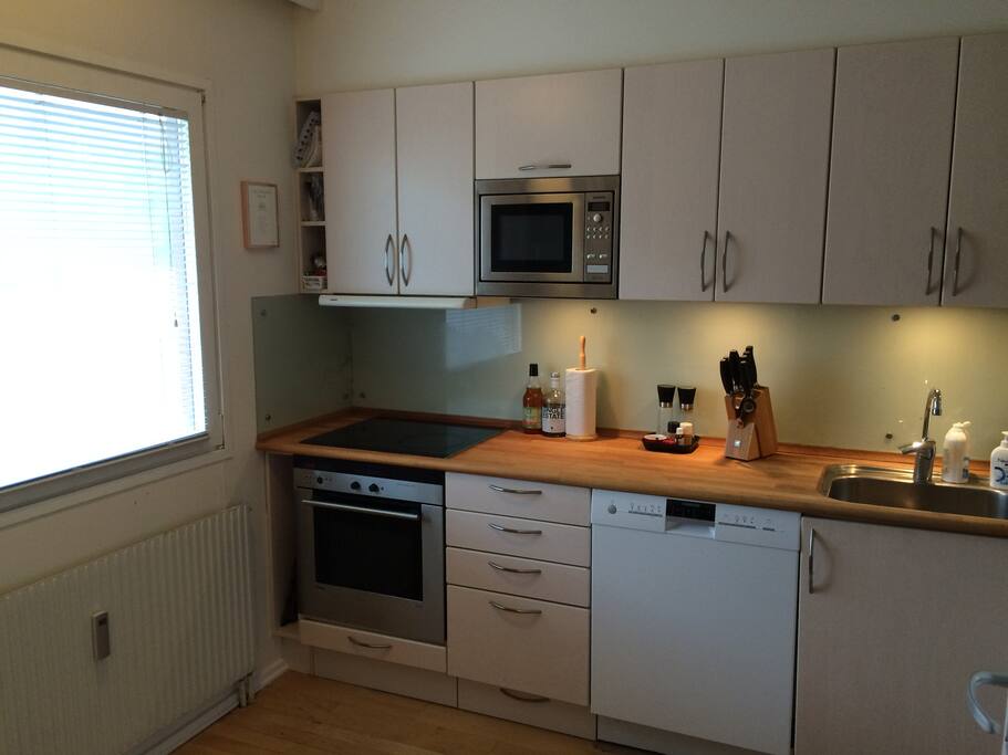 Kitchen, as seen from the hallway.