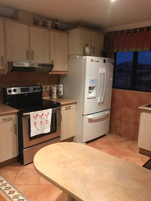 Kitchen and laundry area