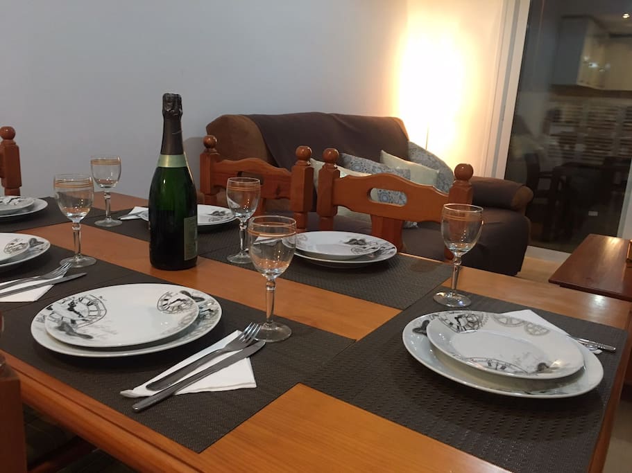 Indoor dining table