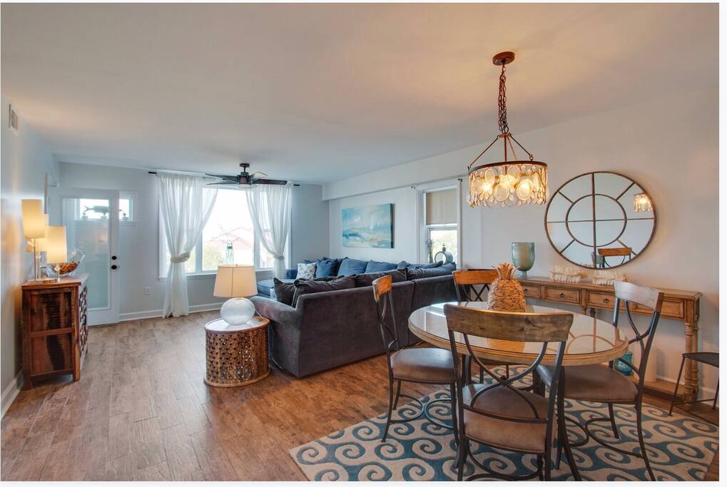 Spacious and open living area