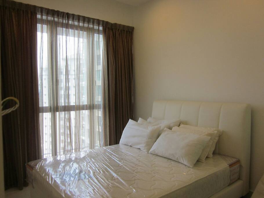 Air-conditioned with attached bathroom and water heater