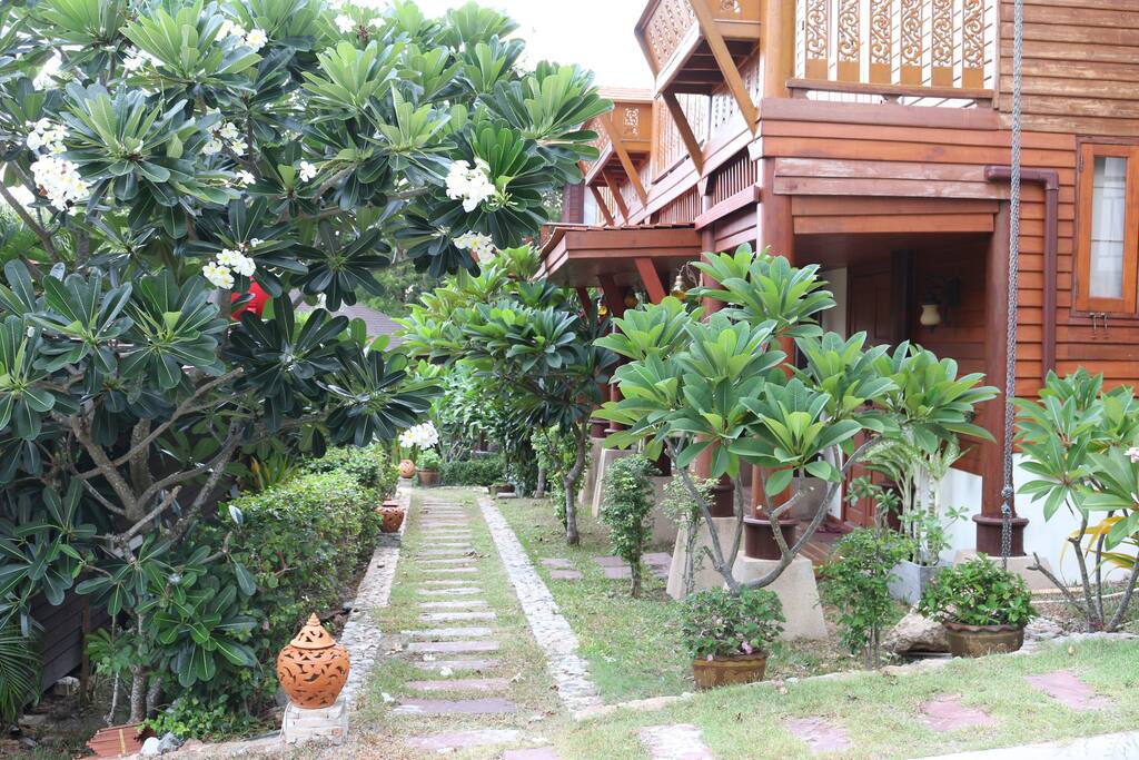 The villa entrance