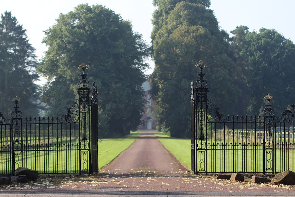 The gates on arrival