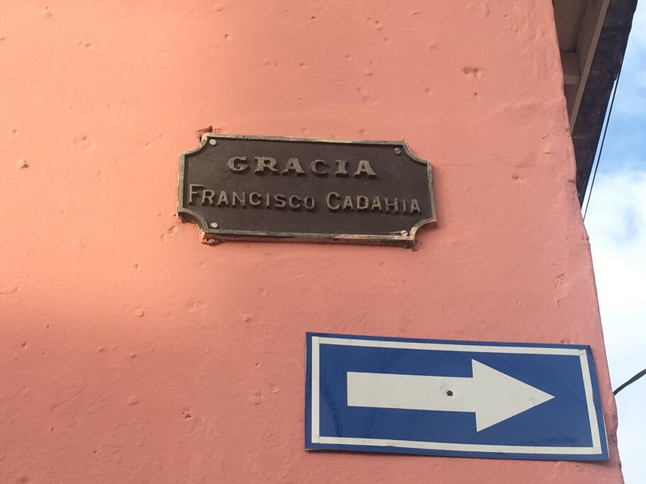 The street where the house is located.