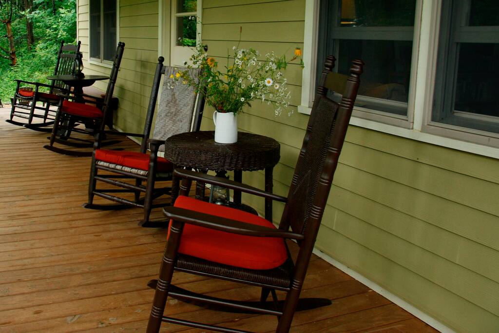 Sweeping Front Porch with gentle breezes.