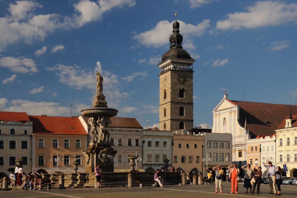 Samsonova kašna a Černá věž - 100m od CB ROOMS