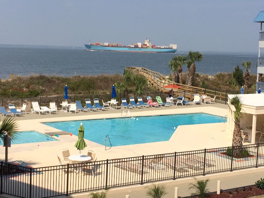 This is the view from your private balcony!