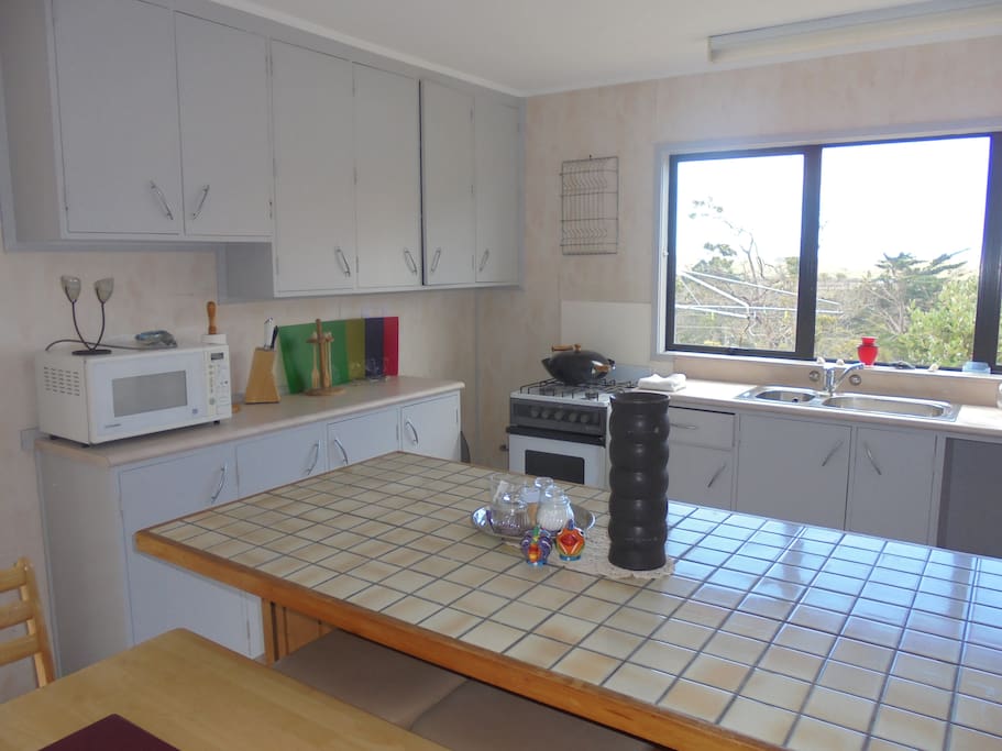 Retreat kitchen.