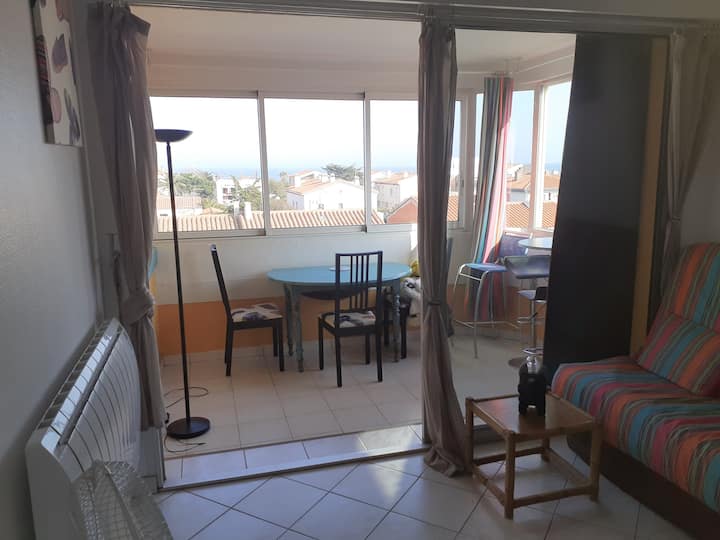 Magnifique Studio Vue Sur Mer Proche Commerces - Sainte-Marie-la-Mer