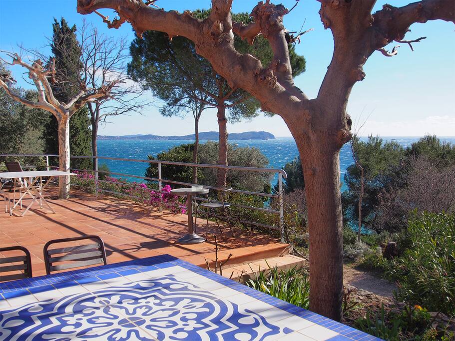 terrasse avec vue