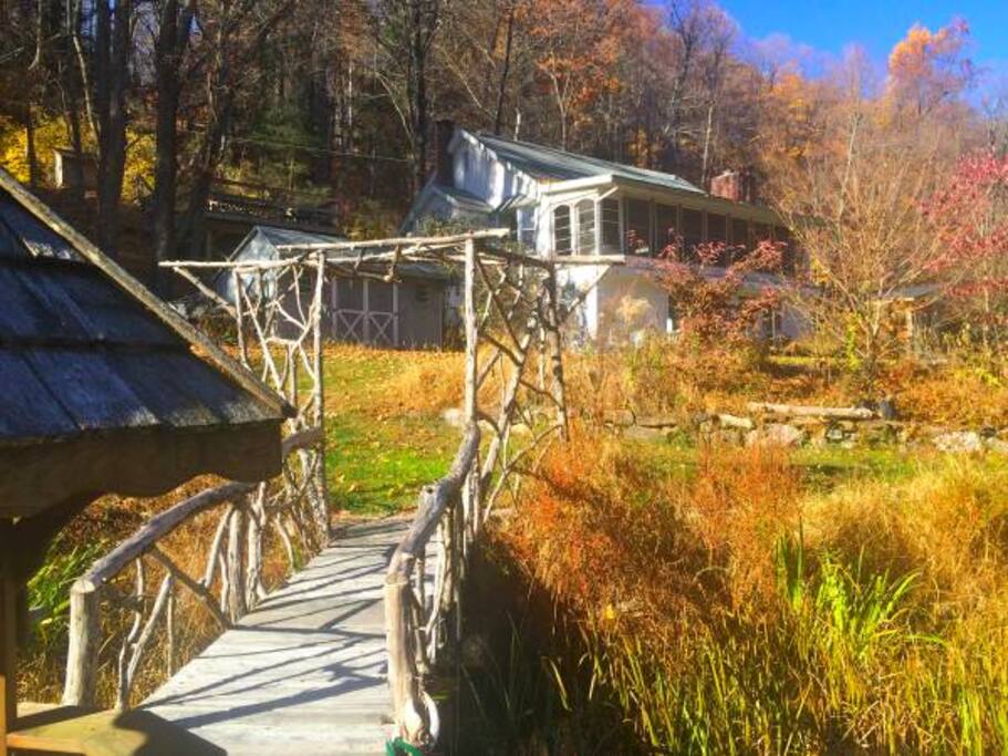 View of house from pond