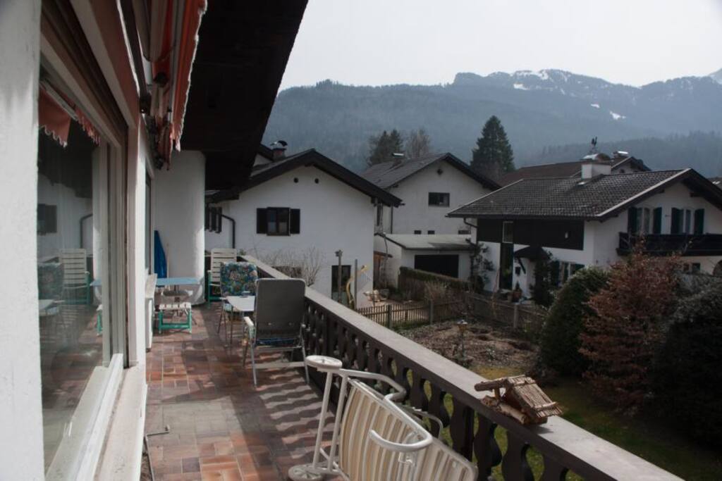 Blick vom Balkon nach Osten
