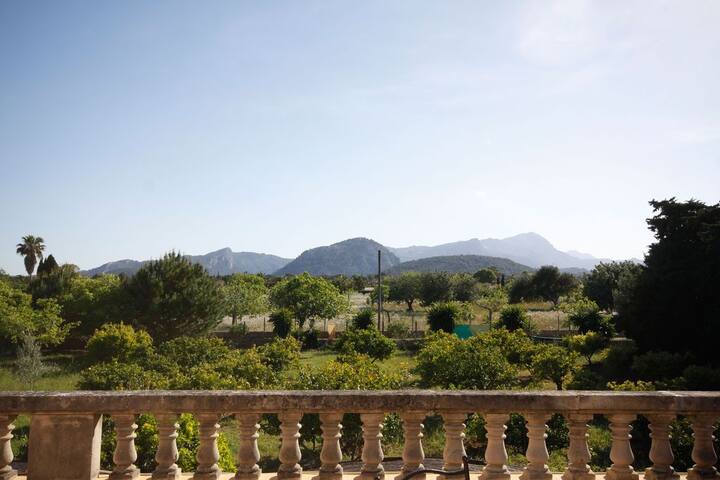 从卧室露台俯瞰美景