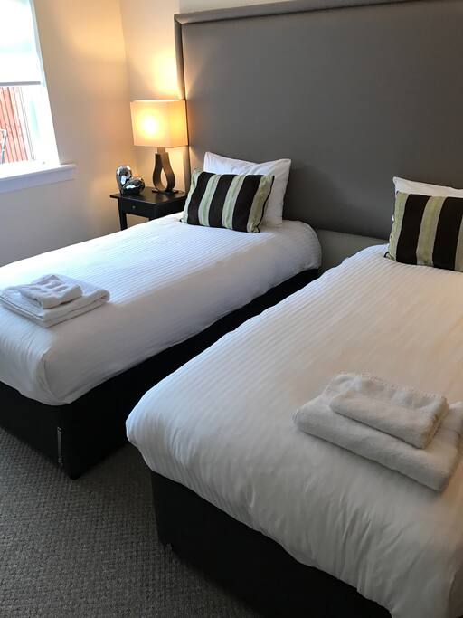 Master bedroom - shown with twin bed setup