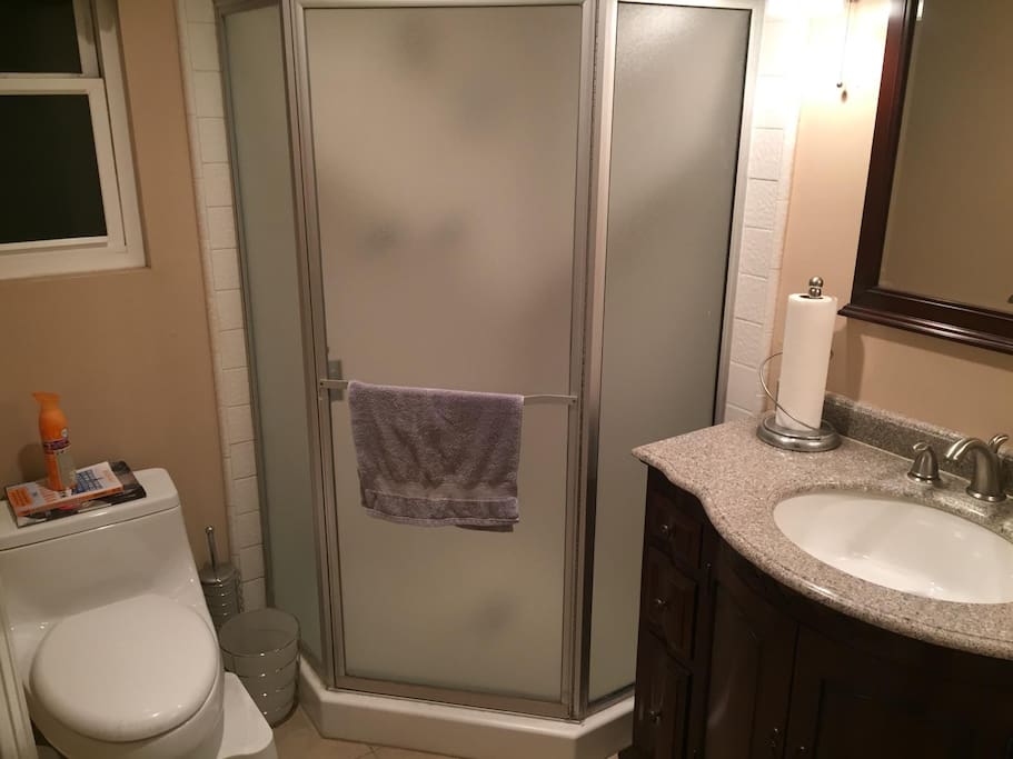 Private bathroom.