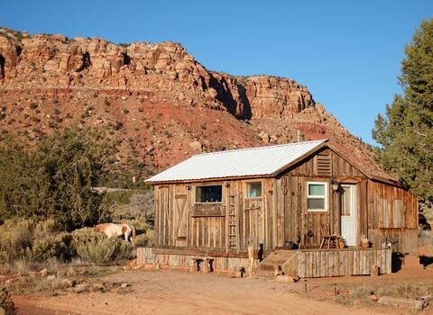 Cozy Rustic Cabin on 400 Acre Ranch by Zion Bryce