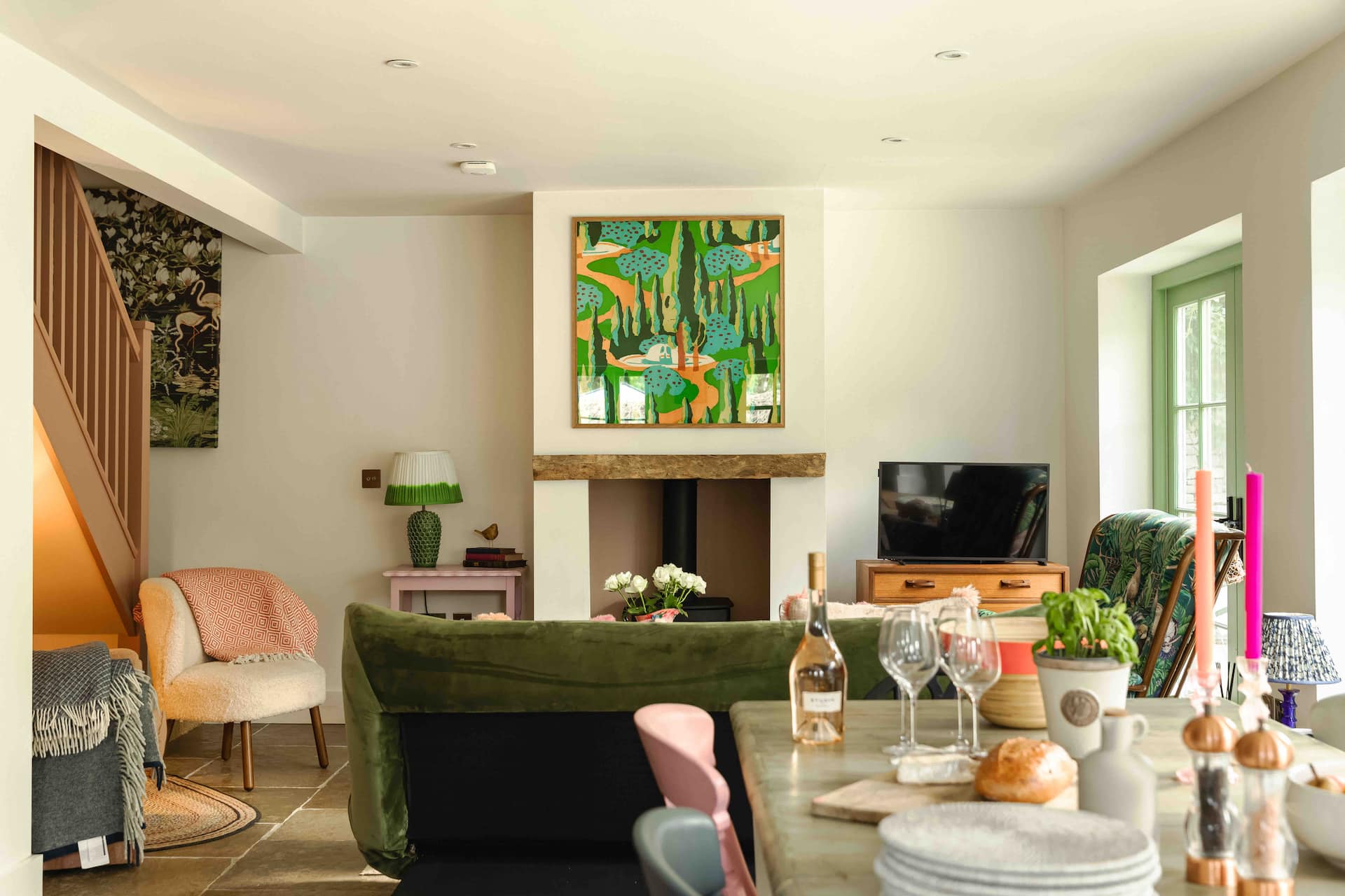 Coach House; interior designed Cotswold retreat